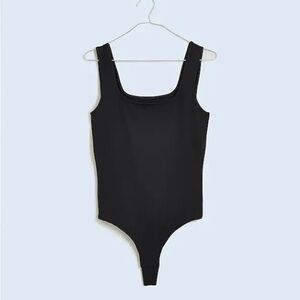 Madewell Wide-Strap Tank Thong Bodysuit - Medium